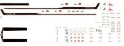 Fred Cady 20 1969 Chevelle427,Nova 427 COPO 9566A,RPO Z25 1/25 decal