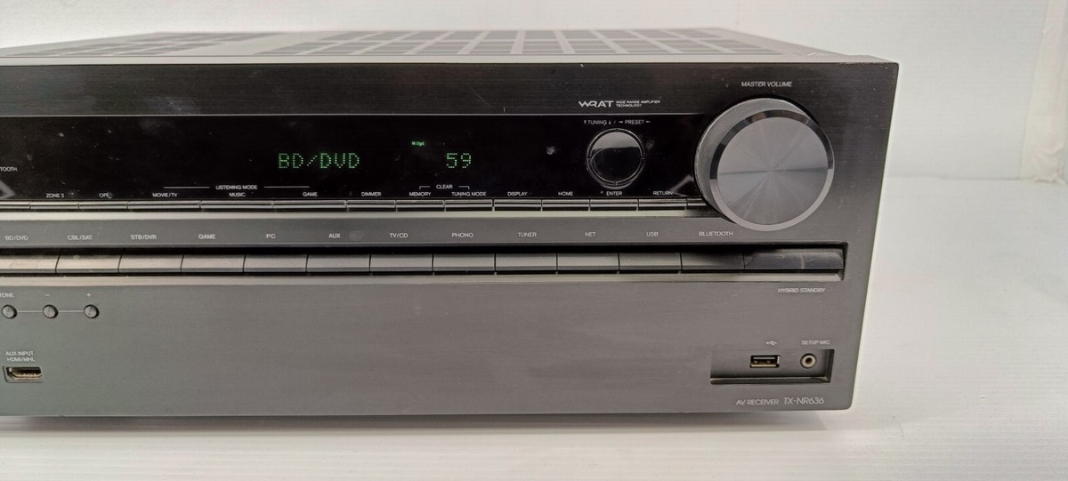 ONKYO AVレシーバー TX-NR636 Amazon.co.jp: ONKYO 7.1ch対応AVレシーバー (ブラック) TX
