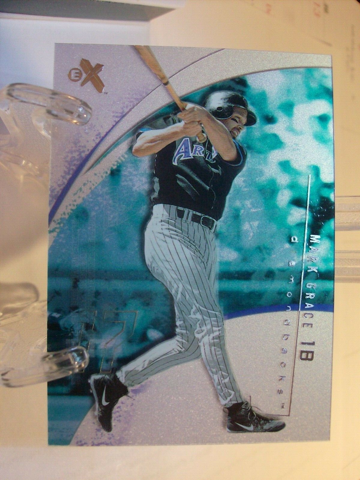 2002 Fleer E-X Baseball Card  #32 Mark Grace    (85628)