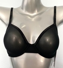 Calvin Klein Nwt Marquisette Sheer Unlined Black Underwire Bra QF1680 - 001