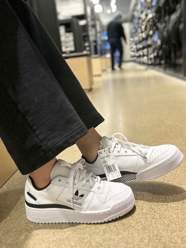 スニーカー adidas Forum Bold W White Black adidas Forum Bold Womens Sneakers White Black ✓Multiple