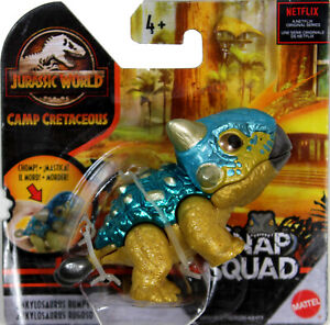 Jurassic World Snap Squad 2 5 Ankylosaurus Bumpy Metallic Action Figure Ebay