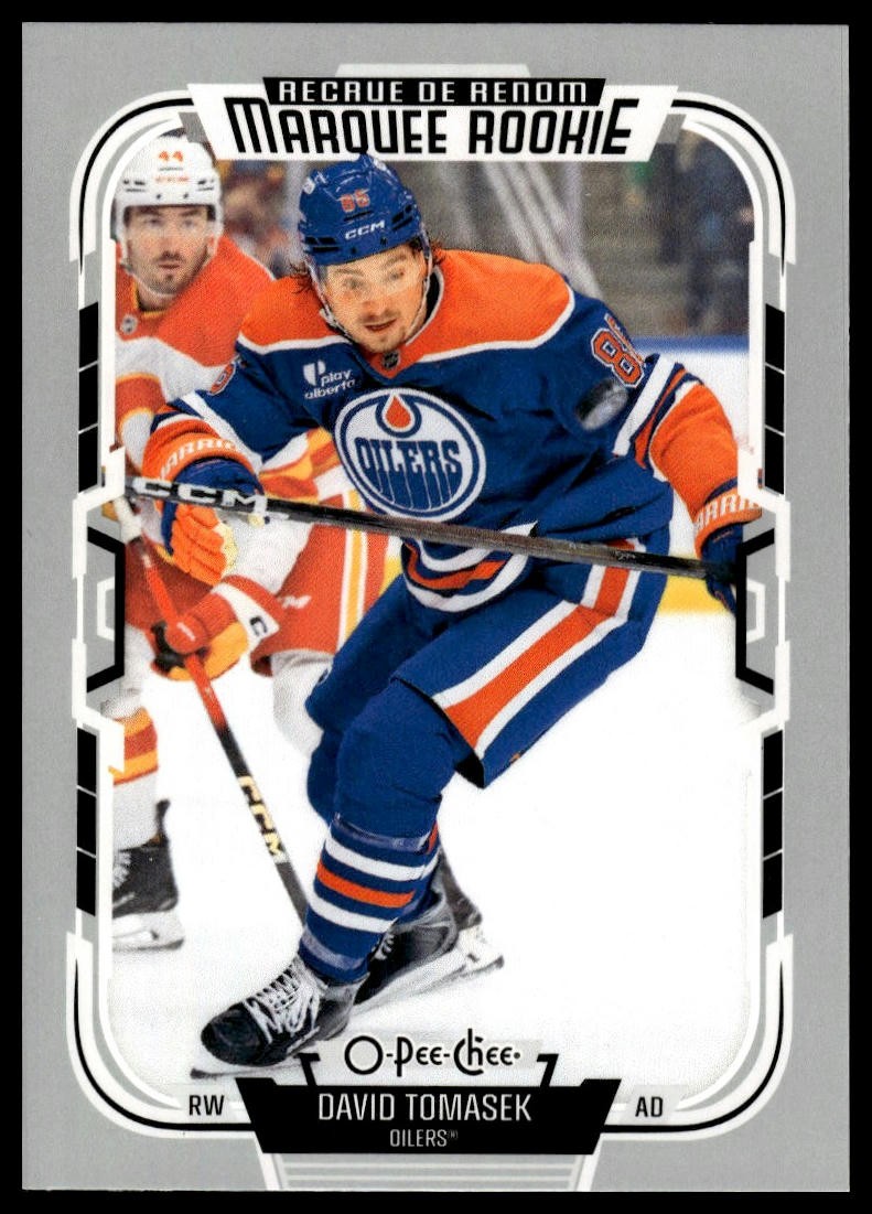 2025-26 O-Pee-Chee #587 David Tomasek Rookie RC
