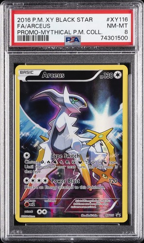 Arceus graded PSA 8 for sale on eBay