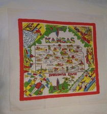 RED & WHITE KITCHEN CO 22 FLOUR SACK TEA TOWE...