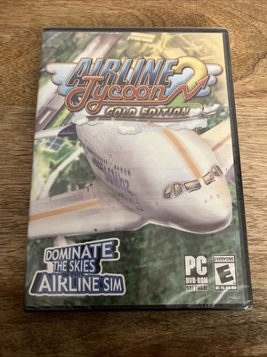 Airline Tycoon 2 Gold Edition Pc Cd-Rom E-Everyone (SEALED)