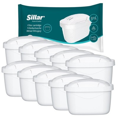 Filterkartuschen für Brita Maxtra+ Sillar 10er Pack verbessern Wasserqualität