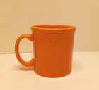 Fiesta Java Mug D Handle 12oz Poppy Orange Retired HLC Post 86 Fiestaware Coffee