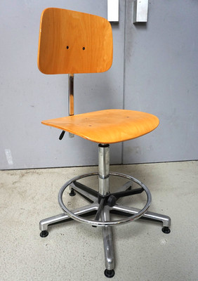 AMA Elastik Bürostuhl Drehstuhl Stuhl Loft Industrie Architekt Design (F026-058)
