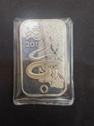 1oz .999 Fine Silver 2013 Year of the Snake Bar, Rand Refinery Bar, 1 Troy Ounce