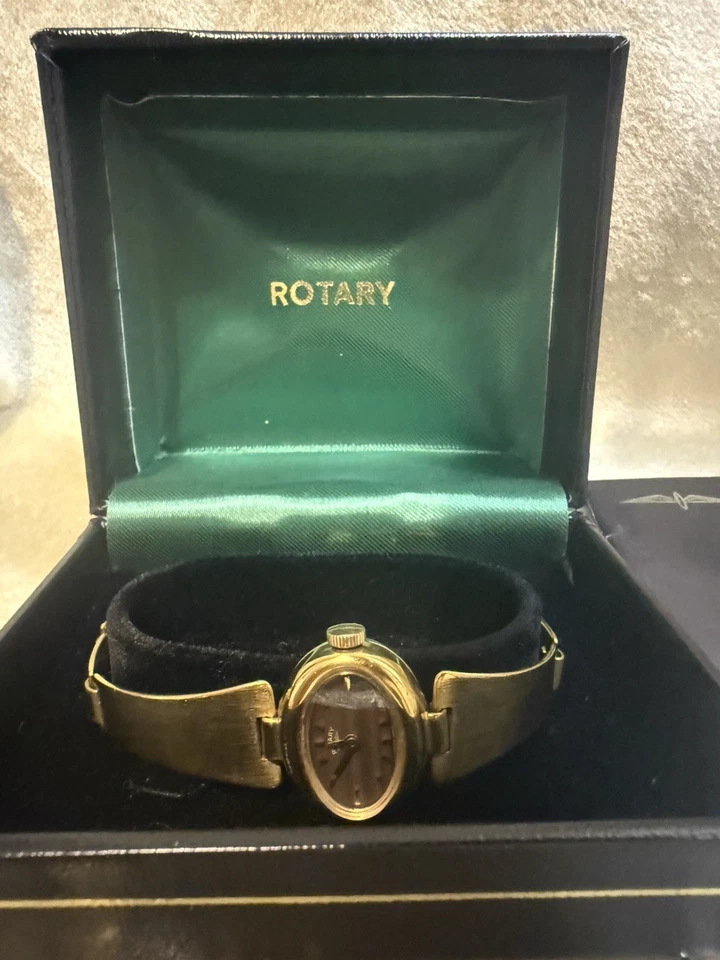 Vintage Rotary Ladies’ Watch | Swiss Made | Original Box & Paperwork | Untested — 第 3/4 张图片