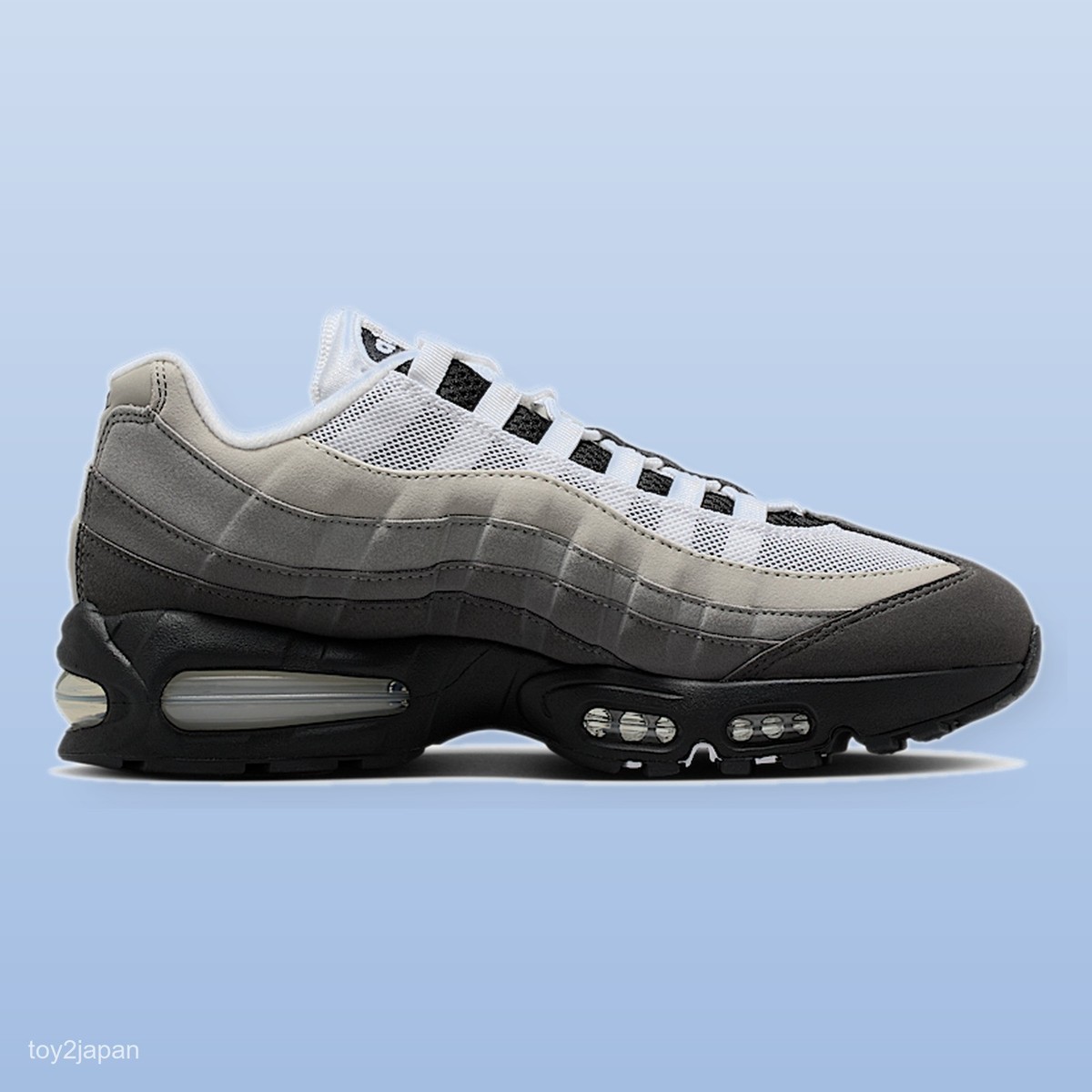 Nike Air Max 95 OG Big Bubble Granite HM4740-007 Black Medium Ash Men's Size New — product photo 3 of 7