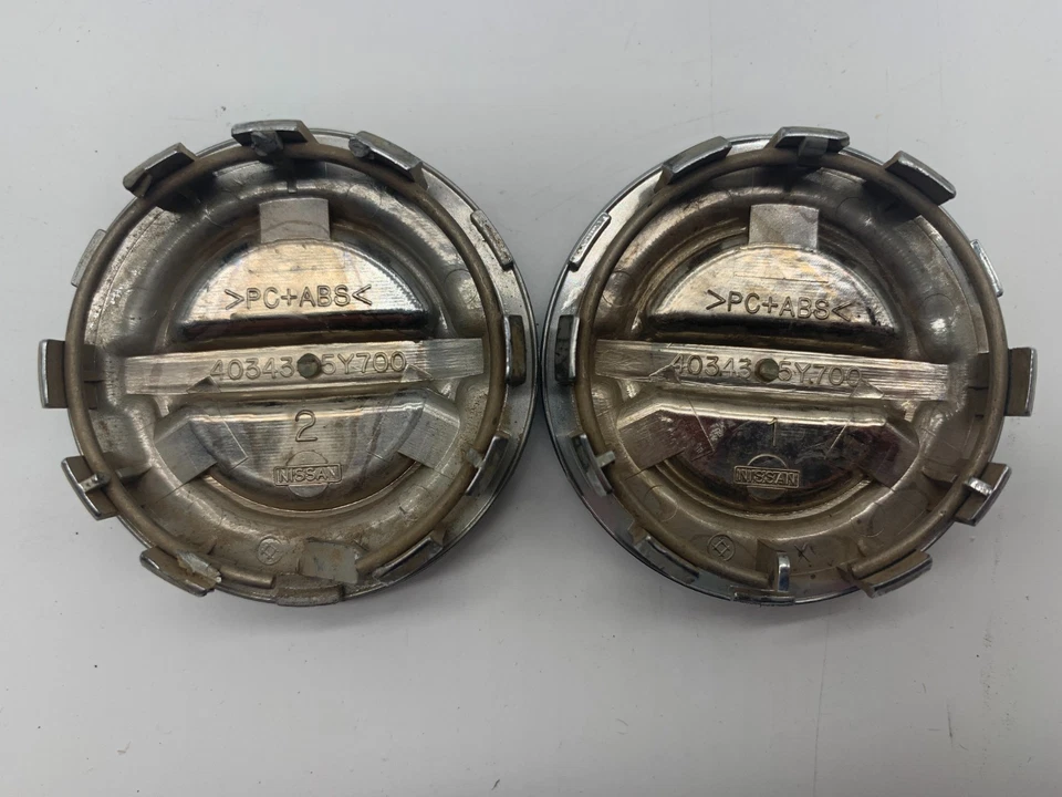 Nissan Rim Wheel Center Cap Set Chrome OEM C03B07054 - Image 2 of 4