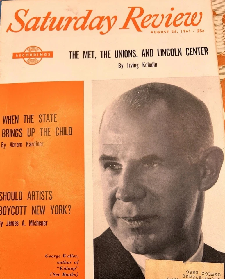 Lot Of 9 Saturday Review Magazines 1956–1961 Literature Variety Foto 4 de 4