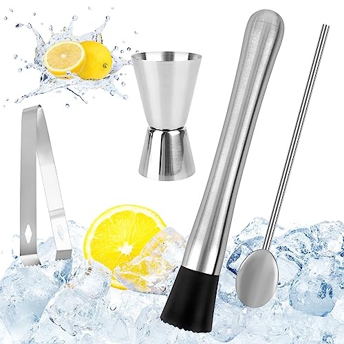 Pilon à cocktail en acier inoxydable idéal pour réussir vos Mojitos entre amis