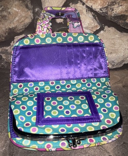 "Cartera Vera Bradley Doble Beso N Cierre a Presión en Otoño Patrón Brezo 5""x8.25""" - Imagen 4 de 9