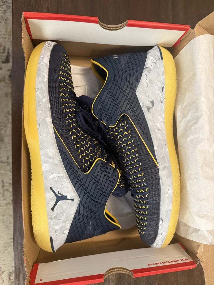 Air Jordan 32 PF 2017 Low Michigan Wolverines para hombre talla 12,5 Foto 3 de 4