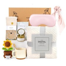 Birthday Gifts for Women, Self Care Gift Baskets, Get Well Soon Beige