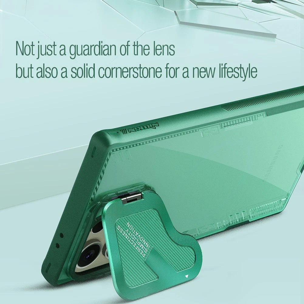 Nillkin Clear Flip Cover Camera Lens Stand Case For Samsung Galaxy S25 S24 Ultra - 第 16/32 张图片