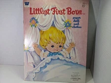 Vintage Uncut 1971 Littlest First Born Paper Doll & Clothes Uneeda Doll Co.
