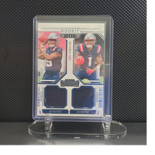 2024 Panini Contenders Rookie Dual Swatches Milton Polk DS-8 Patriots NFL