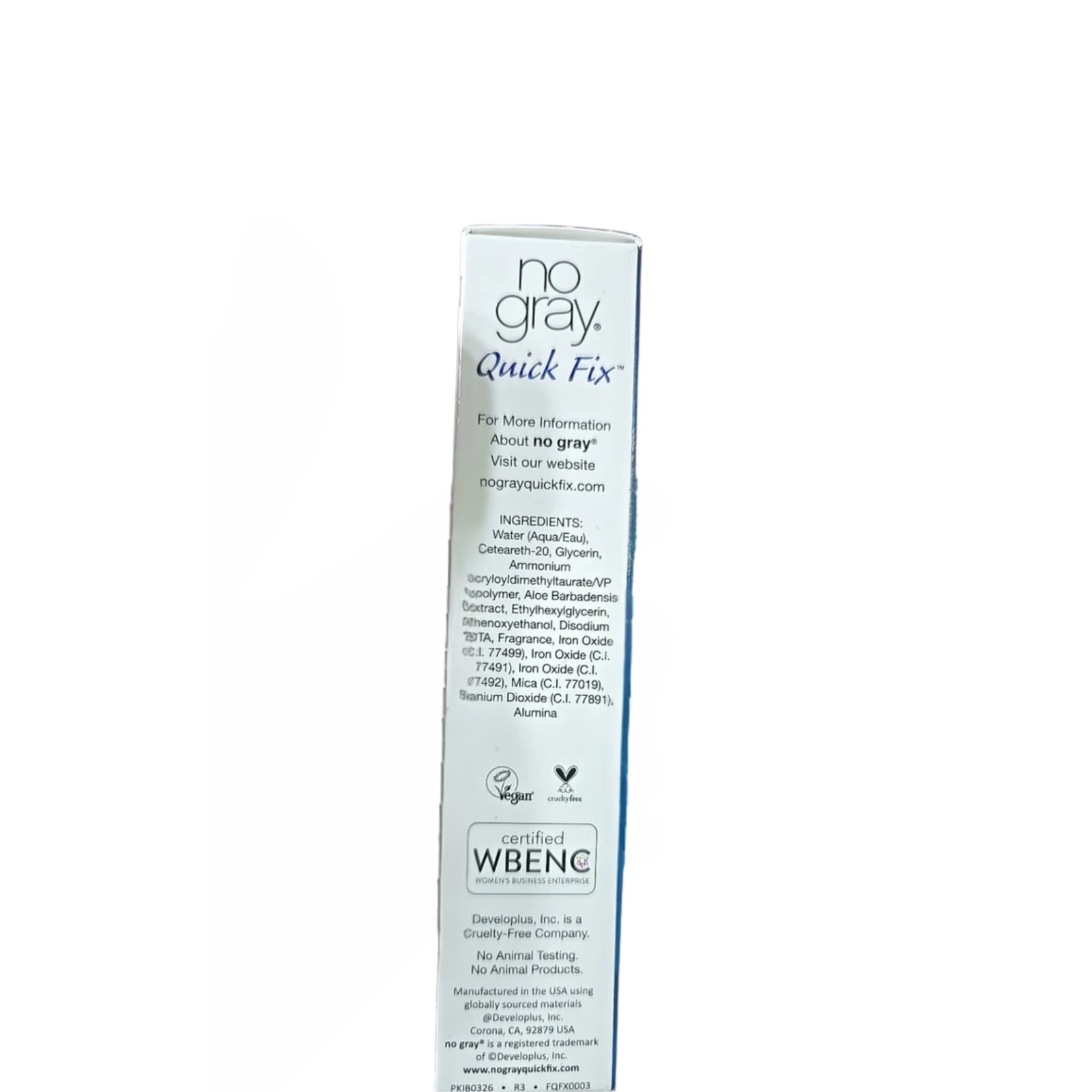 No Gray Quick Fix Instant Root Touch-Up Dark Brown 3N Hair Color Wand 0.5oz