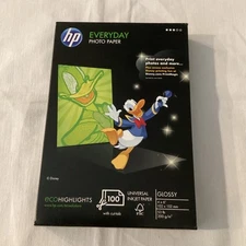 HP Everyday Photo Paper 4x6 Glossy 100 Sheets - NEW/SEALED