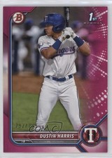 2022 Bowman Prospects Fuchsia Border 292/299 Dustin Harris #BP-119 13lw