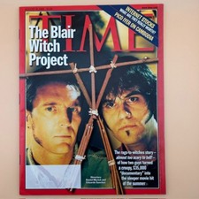 TIME Magazine August 16, 1999, Blair Witch Project PRISTINE Newstand NO LABEL