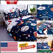 Microfiber Sports Comforter Set for Boys - 7 Pieces with Playful Design