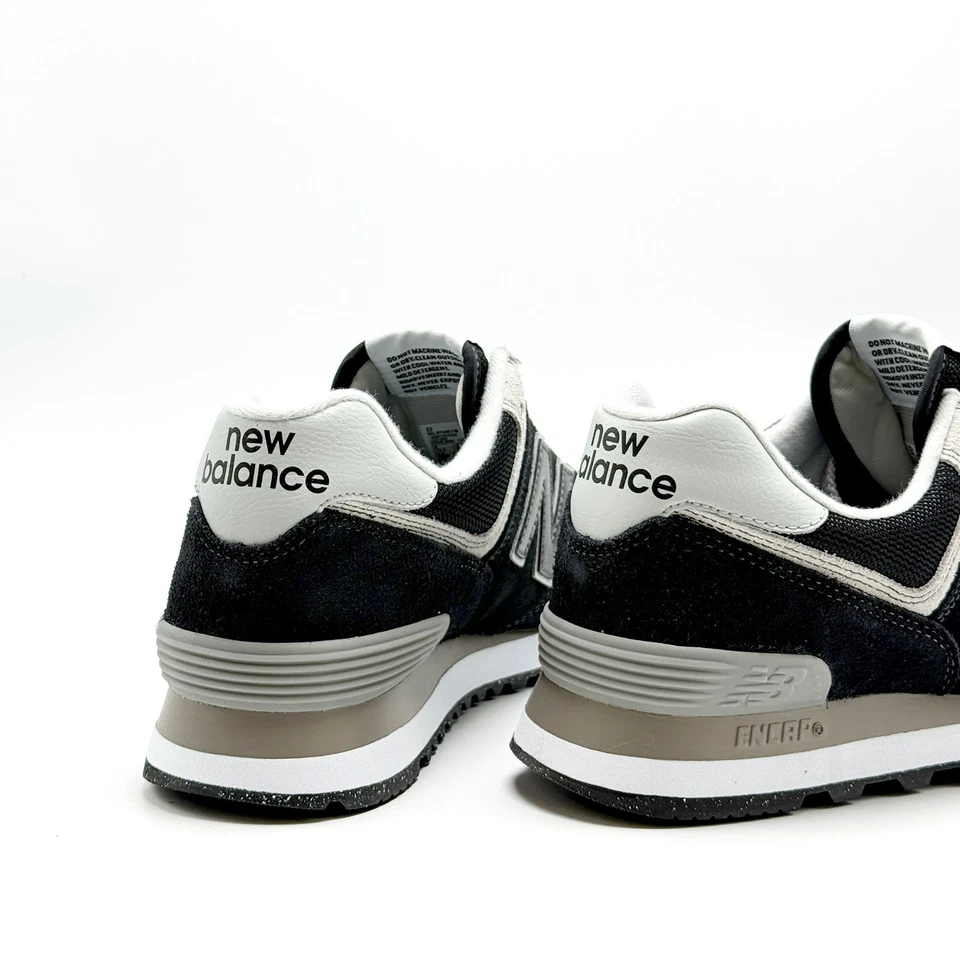 *NUEVO* Hombres New Balance 574 Core NEGRO (ML574EVB), Talla 8.0 - 13.0 👍 Foto 4 de 4