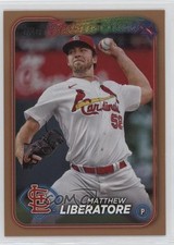 2024 Topps Series 2 Future Stars Gold 1558/2024 Matthew Liberatore #584 18z2