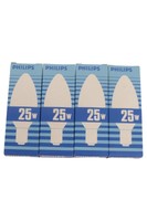 Philips Leuchtmittel 25W E14 Birnenform Weiß GlüHbirne Lampe