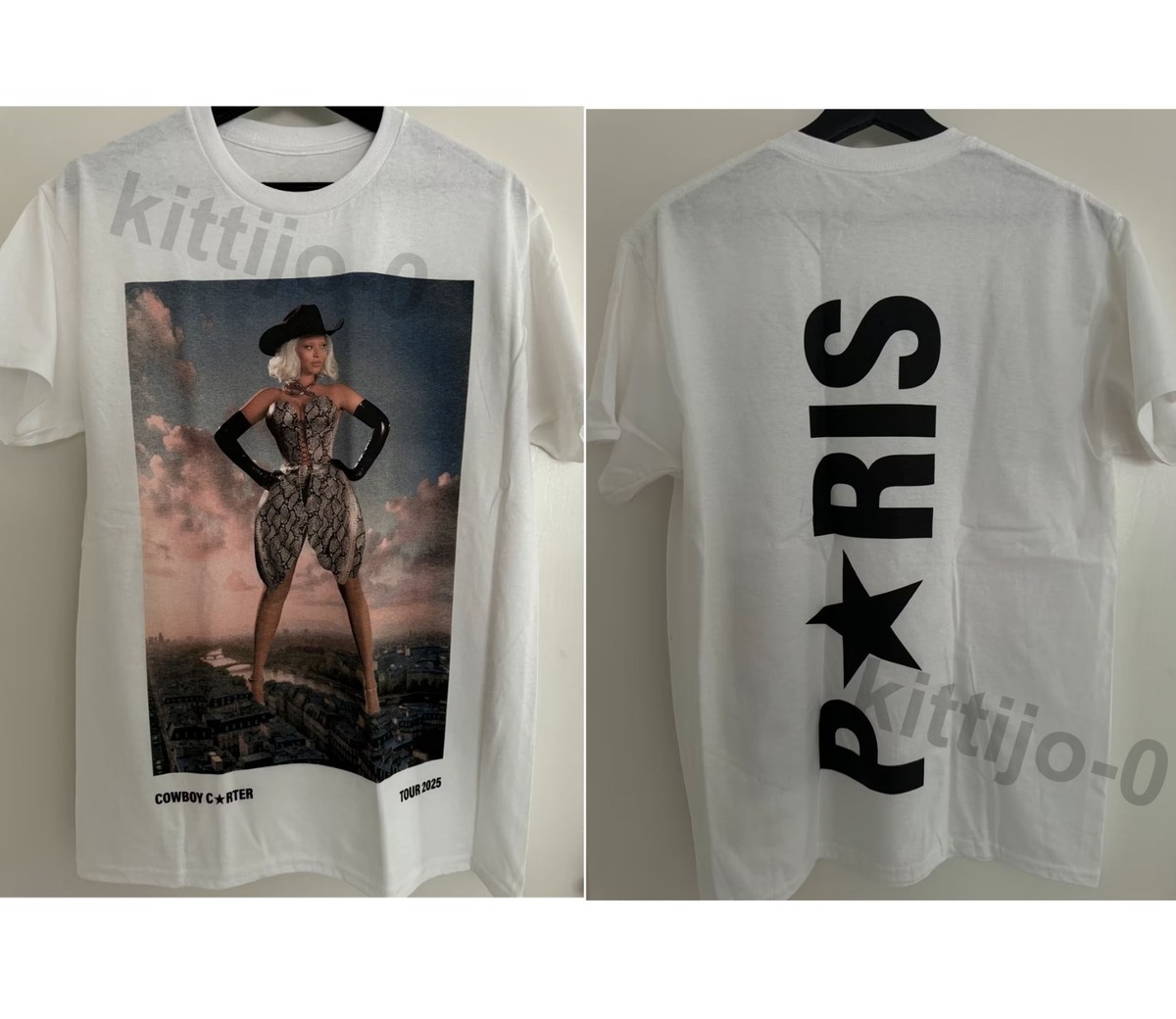 NEW!!! Stream Beyoncé Merch Cowboy Carter 2025 Tour Paris reprint