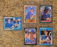 (5) Dave Magadan 1987 Fleer Rookie Card RC Topps Donruss 1986 Mets Update . rookie card picture