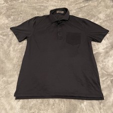 G Fore Polo Shirt Mens Large Blue Golf Performance Stretch