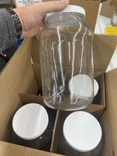 Uline 1 Gallon Glass Jug 4in Top