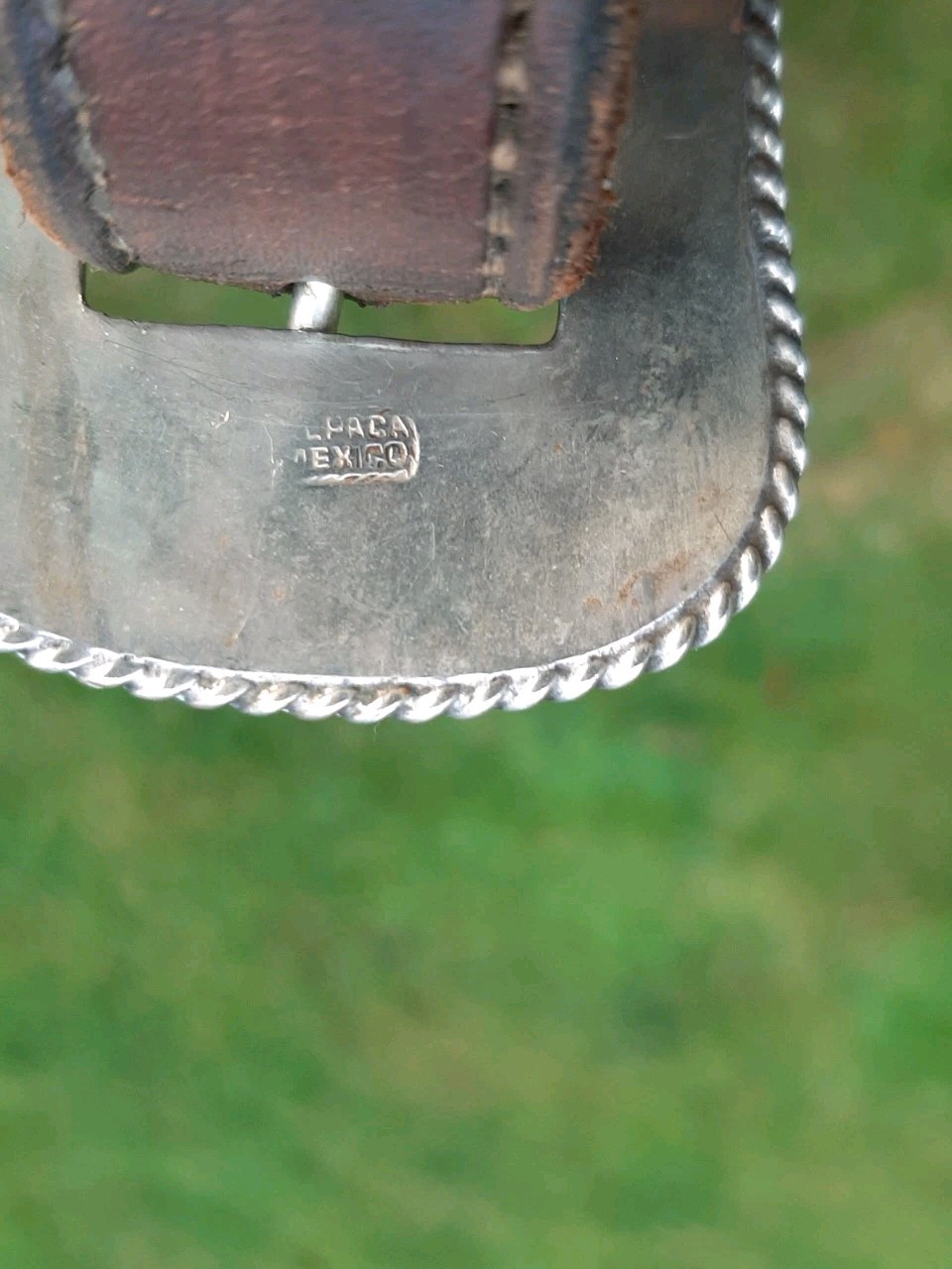 Vintage Alpaca Silver Show Halter Mare W/Lead