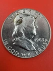 90% Silver Franklin Half Dollar BU 1963