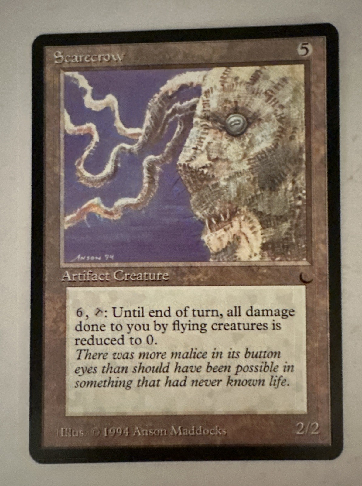 MTG * Scarecrow NM Unplayed The Dark Regular SellbyCyn