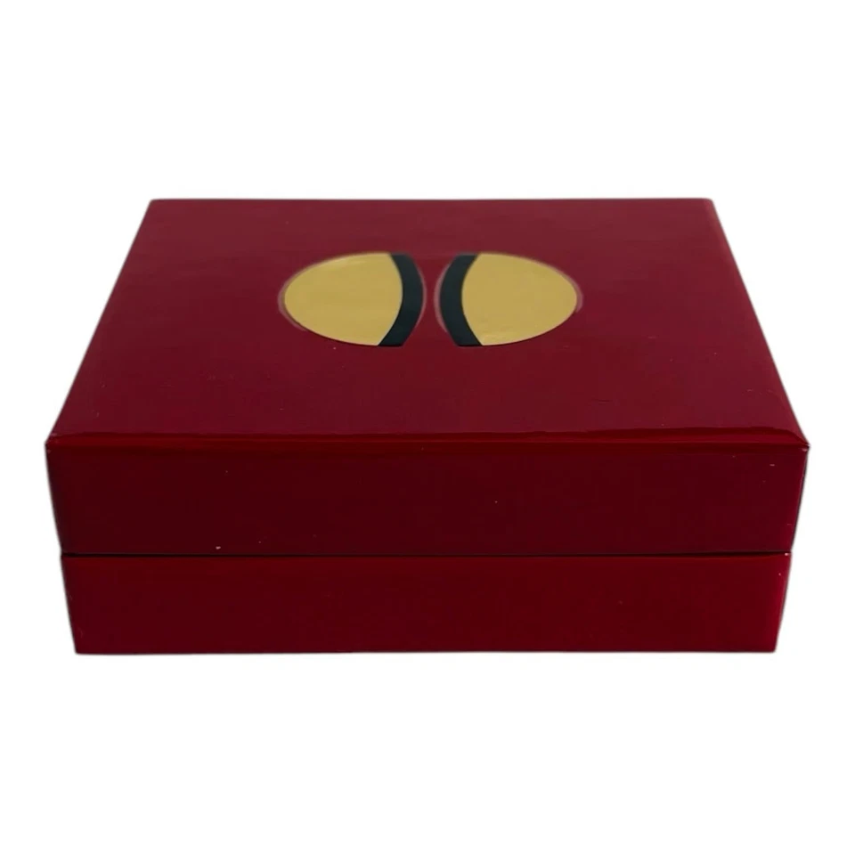 罕见复古 1989 年 Guerlain SAMSARA 香水红宝石红色玻璃瓶 0.7 盎司全新 — 第 4/4 张图片