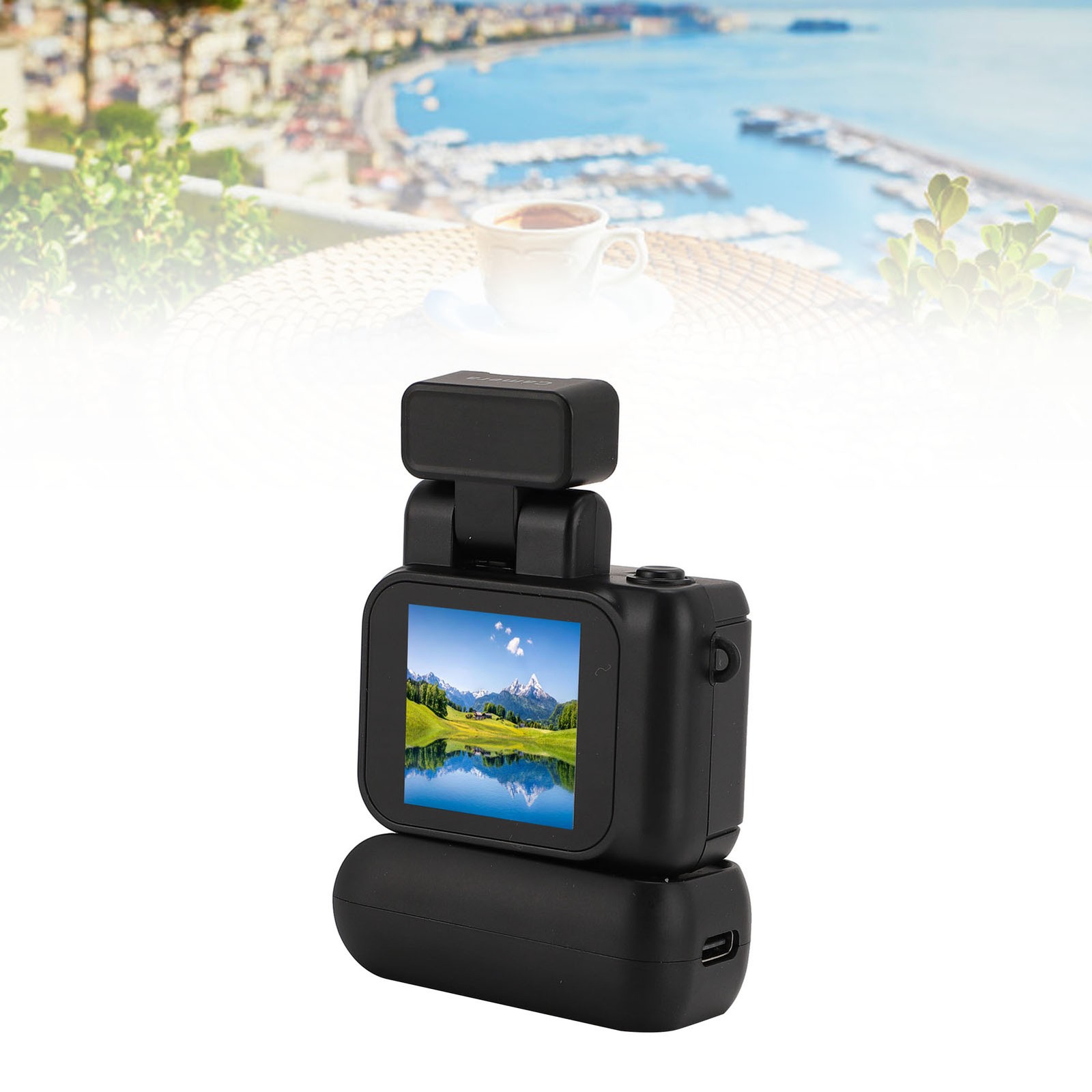 Compact 1080P Action Camera For Teens Students Portable Travel Cam Trending