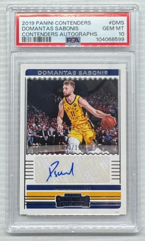 Domantas Sabonis trading card