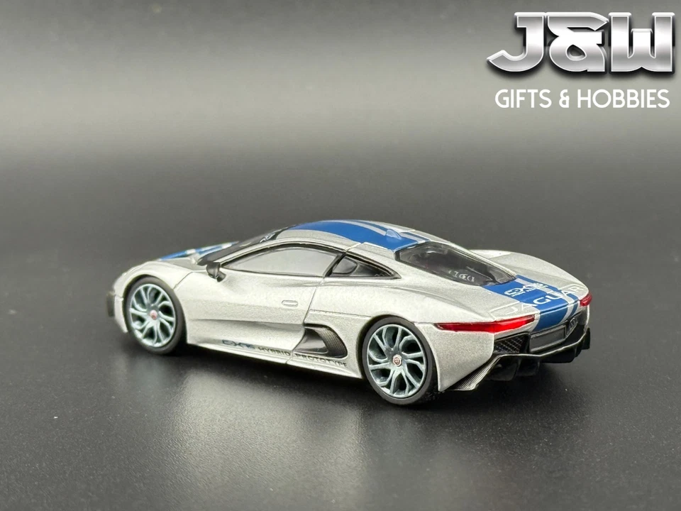 Mini GT Jaguar C-X75 plateado #960 1/64 Foto 4 de 4