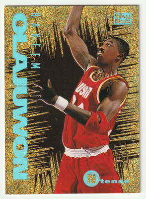 Hakeem Olajuwon #8 1994-95 Skybox Emotion Ntense Rockets