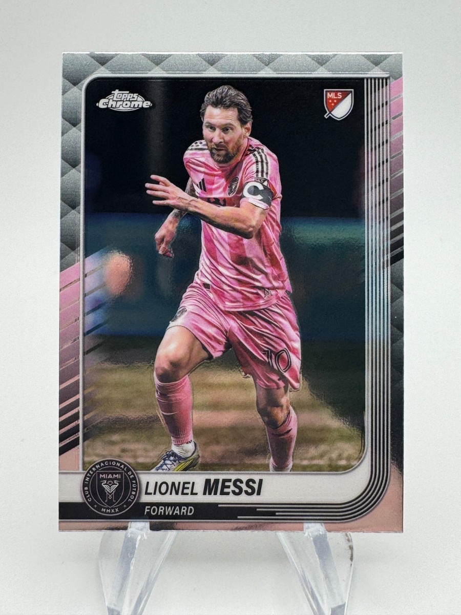 2025 Topps Chrome MLS LIONEL MESSI Base Set #10 Inter Miami FC | eBay