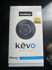 Kwikset Kevo Bluetooth Smart Deadbolt Lock Venetian Bronze with WiFi Bridge