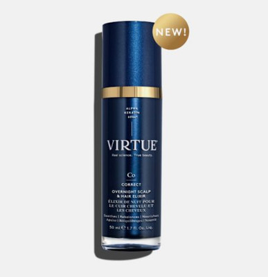 VIRTUE Overnight Scalp & Hair Elixir  1.7oz - Authentic