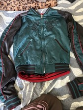Woman’s Vintage Diesel Reversible Bomber Jacket size small
