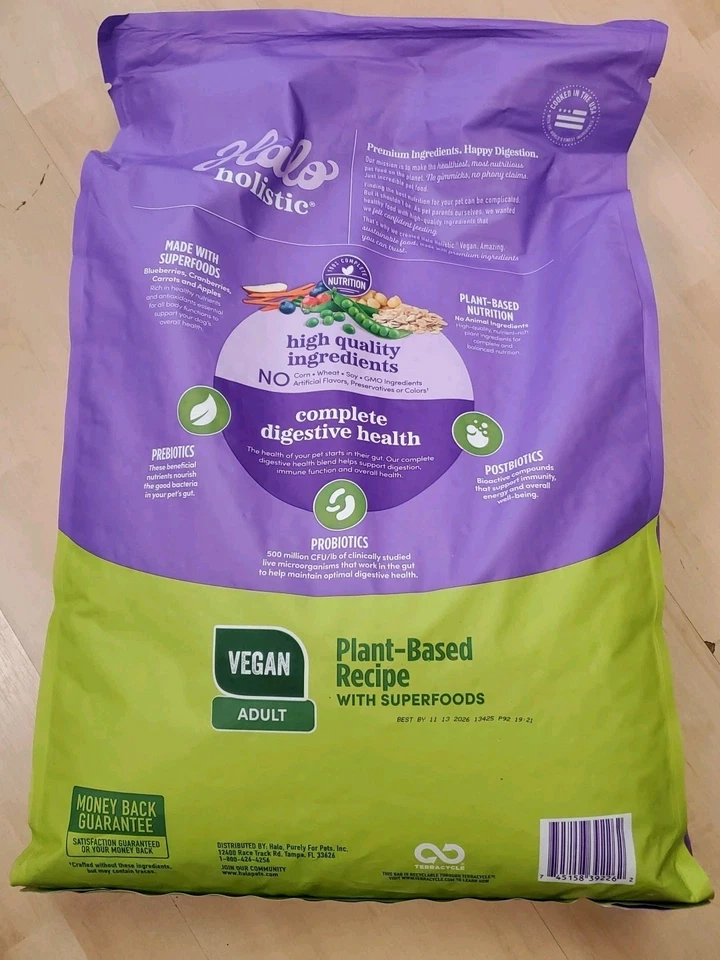 Superalimentos Receta Holística ADULTOS a Base de Plantas, Salud Digestiva Completa 21 lb Foto 3 de 4